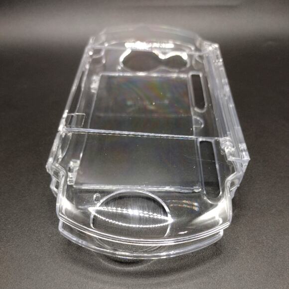 PlayStation PSP 2000 & 3000 Clear Case Protective Clamshell Hard Shell NEW! - Picture 3 of 6